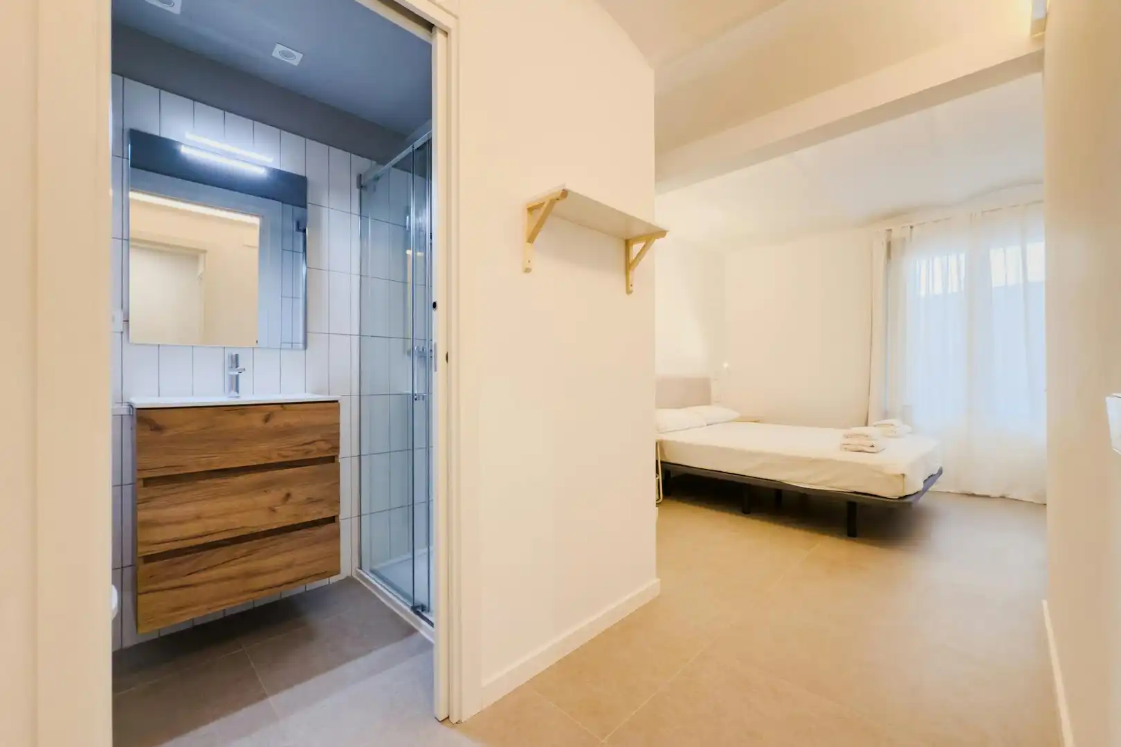 Habitación de Piso de alquiler en Barcelona con Aire acondicionado, Amueblado y Lavadora