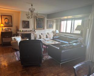 Living room of Flat for sale in Oviedo   with Heating, Parquet flooring and Terrace