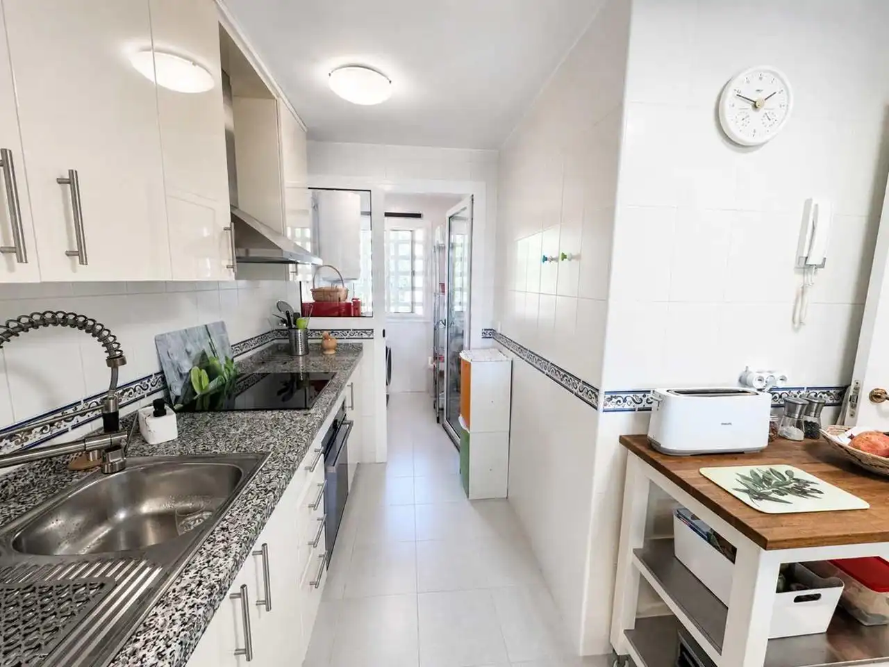 Cocina de Apartamento en venta en Manilva con Aire acondicionado, Calefacción y Terraza