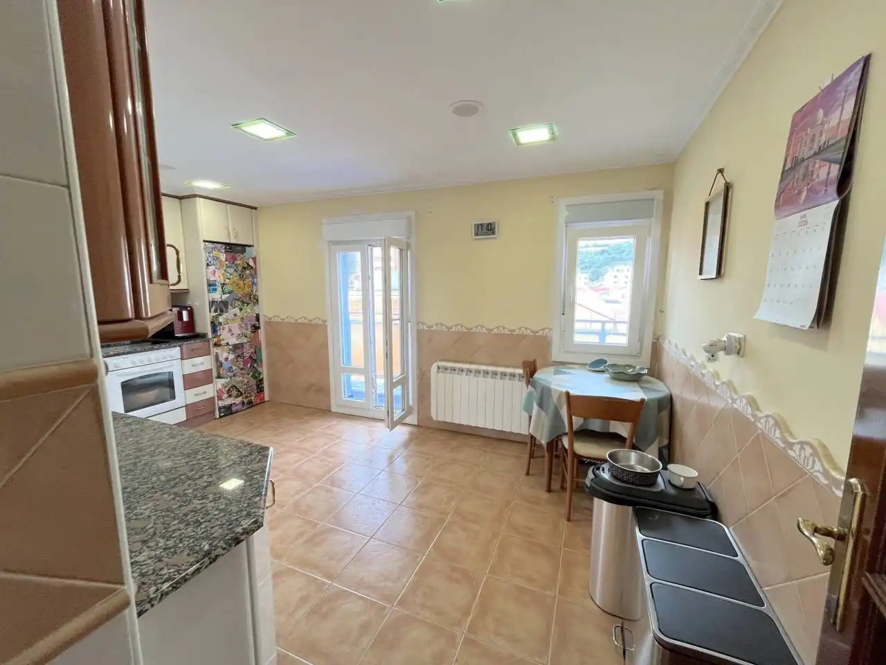Cocina de Piso en venta en Erandio con Calefacción, Parquet y Terraza