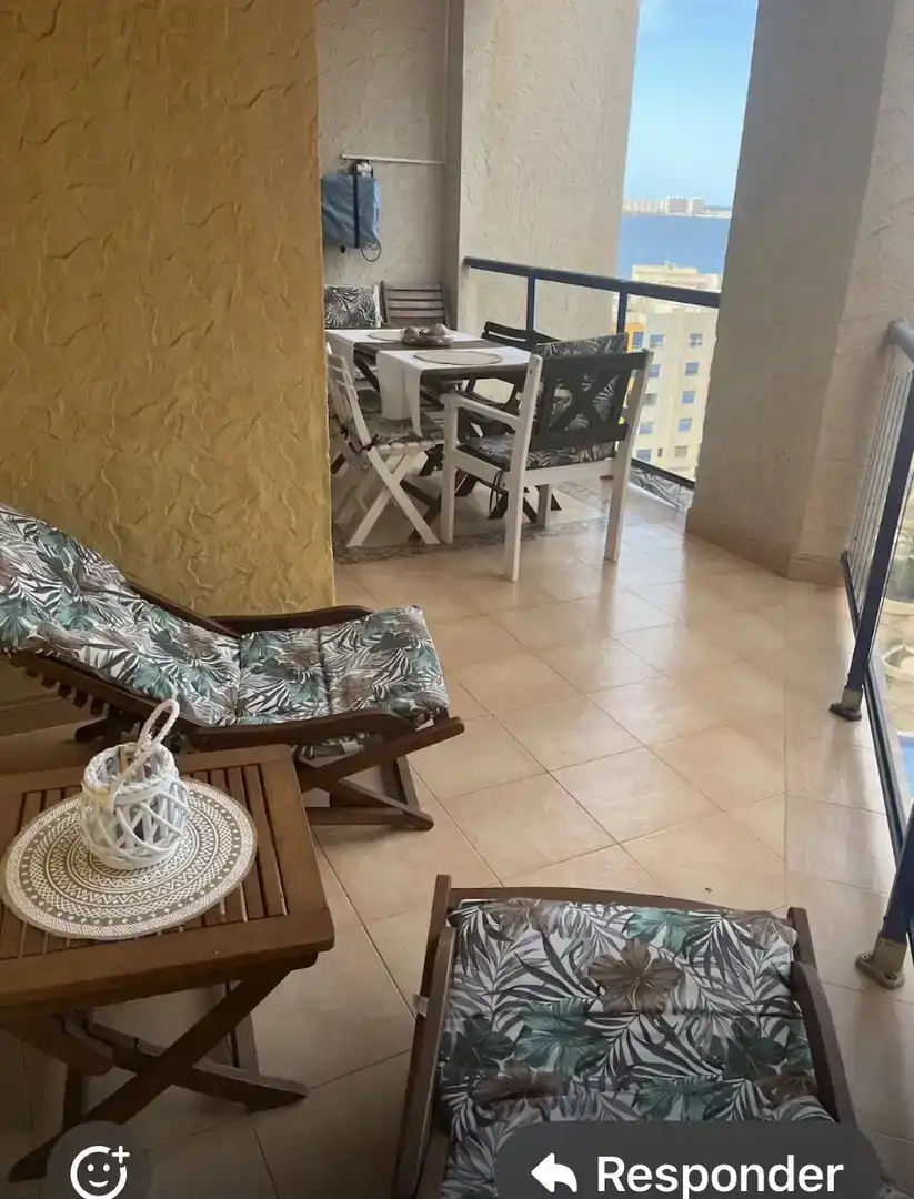 Terrassa de Apartament en venda en Cartagena amb Aire condicionat, Piscina i Balcó