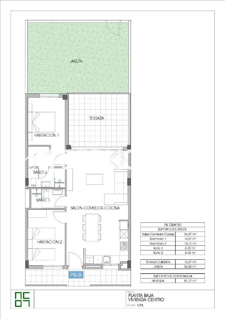 Erdgeschosswohnung mit Pool zum Verkauf in Centro Urbano, imagen 16