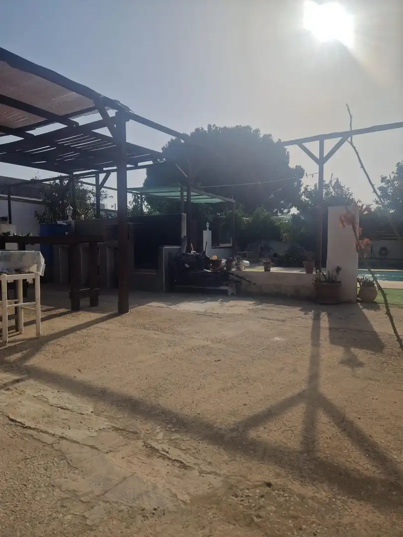 Parking of Country homes for sale in Puerto Real  with Private garden and Swimming Pool