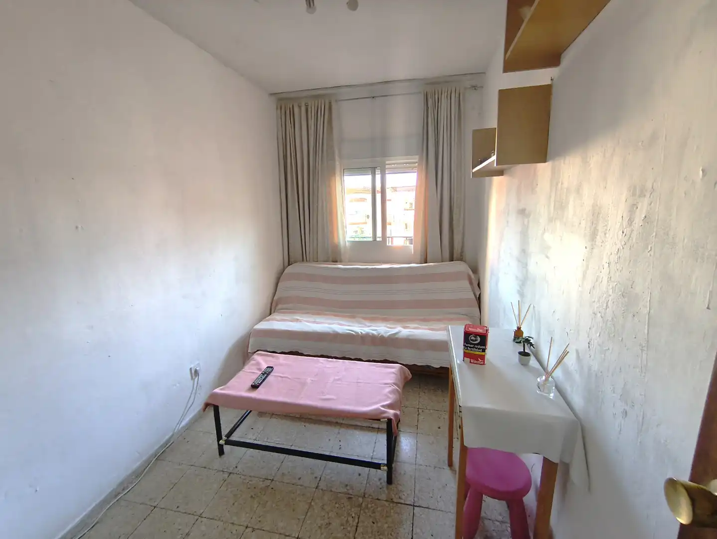 Bedroom of Flat for sale in Madrid  with Heating, Terrace and Furnished