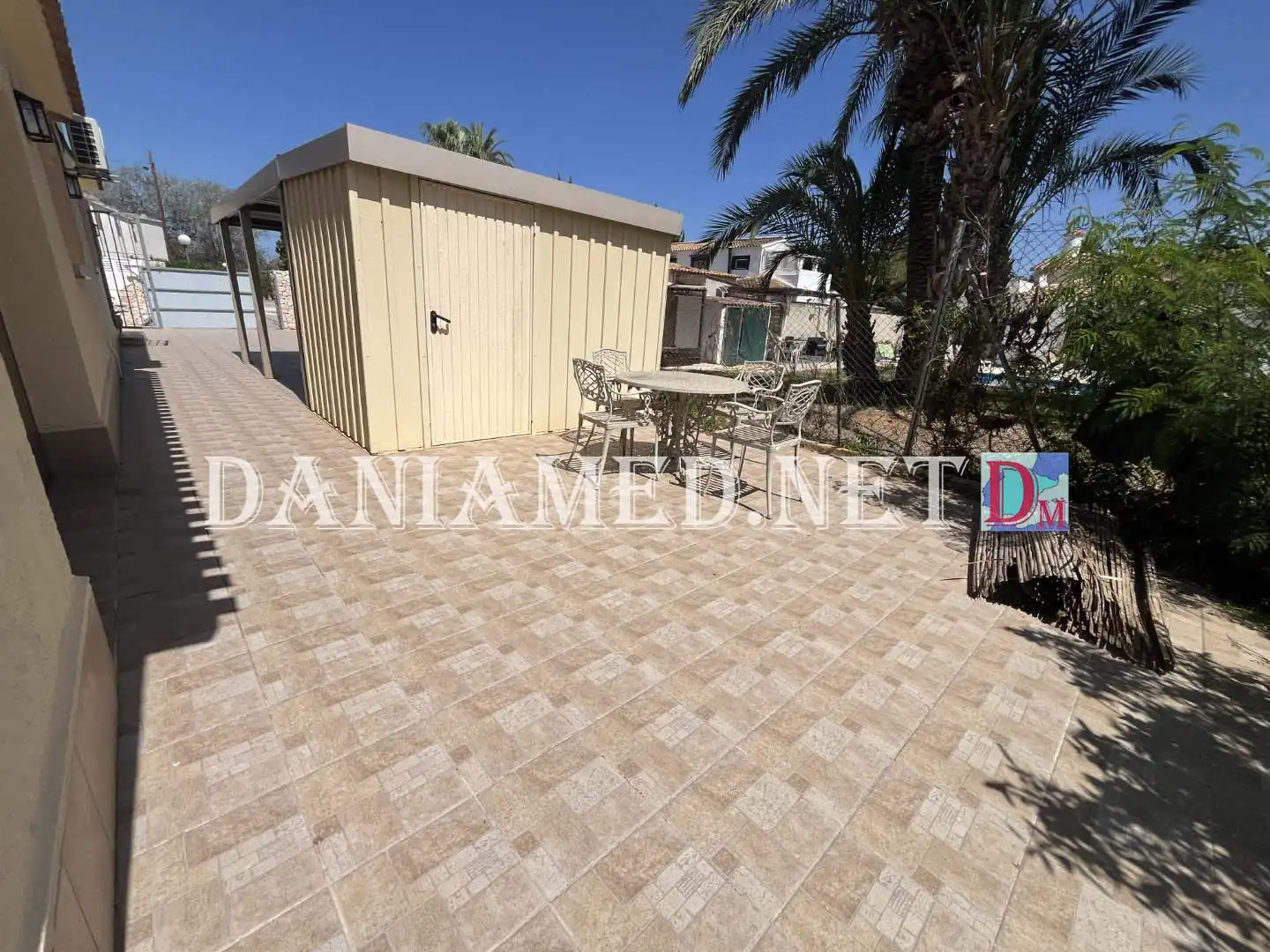 Terrasse von Haus oder Chalet zum Verkauf in Dénia mit Klimaanlage, Heizung und Privatgarten