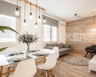 Living room of Apartment to rent in  Barcelona Capital  with Air Conditioner, Heating and Furnished