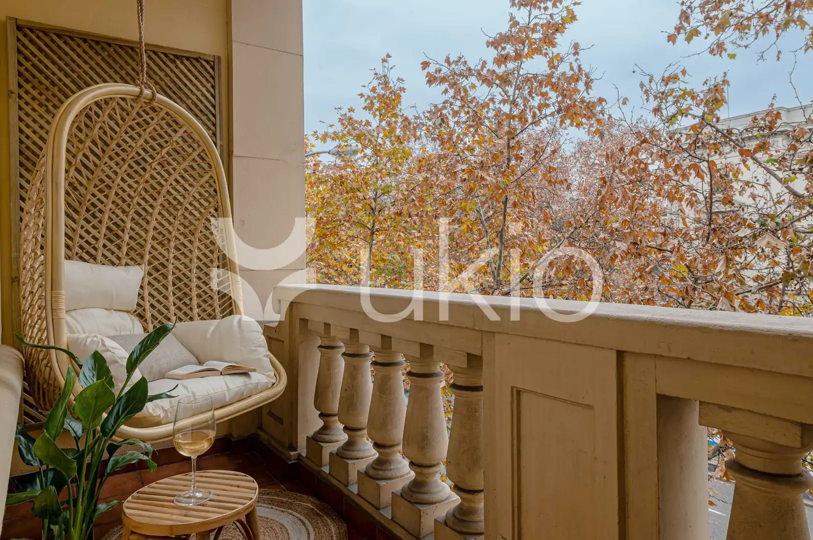 Terraza de Apartamento de alquiler en Madrid con Aire acondicionado, Calefacción y Terraza