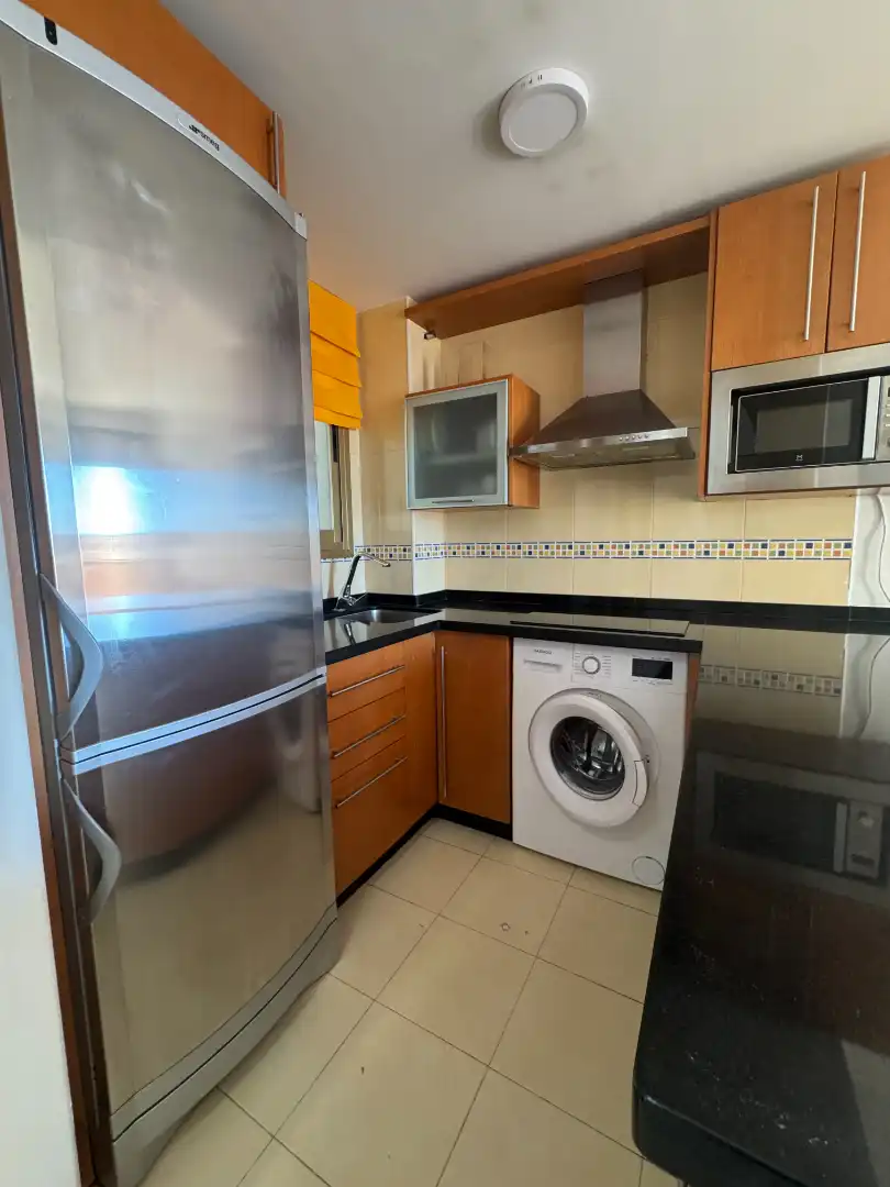 Cocina de Piso de alquiler en Benalmádena con Aire acondicionado, Calefacción y Terraza