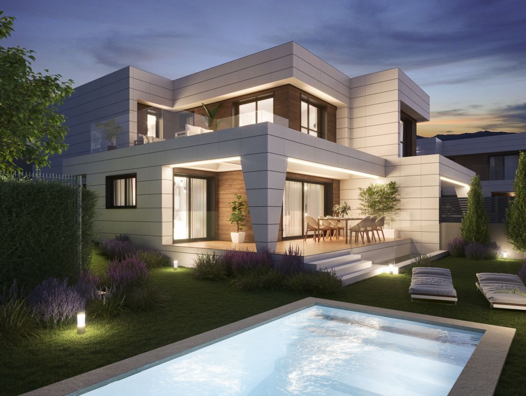 Exterior view of Single-family semi-detached for sale in Zarautz  with Air Conditioner and Heating