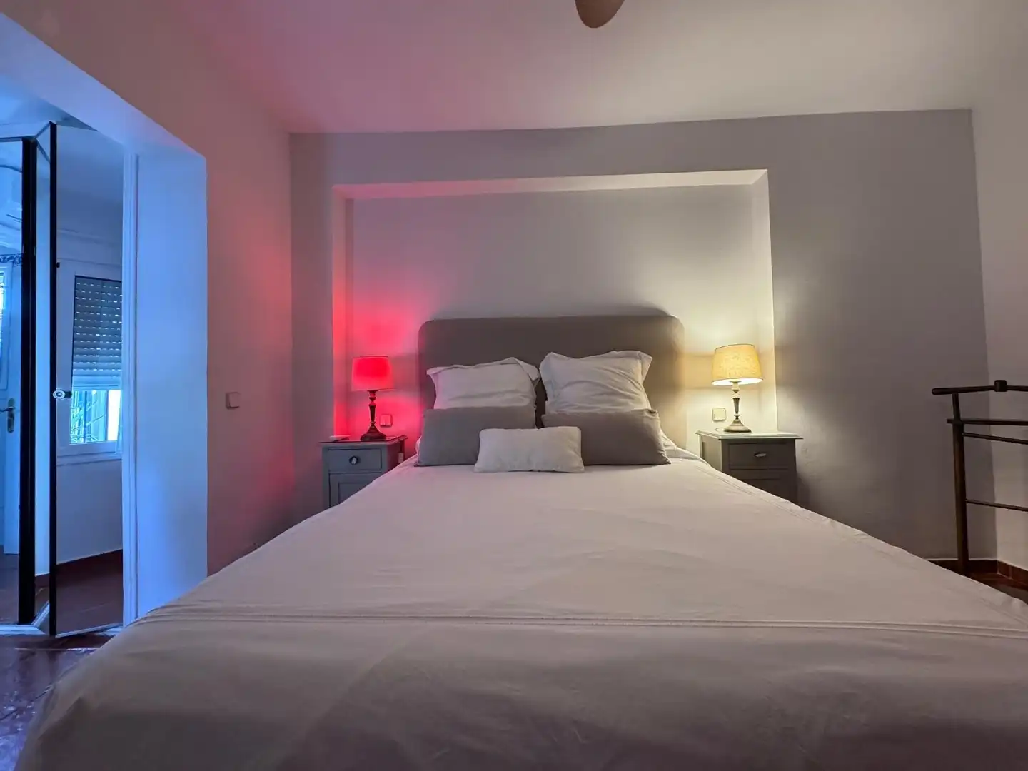 Dormitori de Casa o xalet de lloguer en Fuengirola amb Aire condicionat, Jardí privat i Terrassa