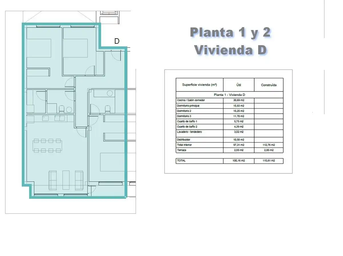 Piso en venta en A Laracha   con Calefacción, Trastero y Balcón