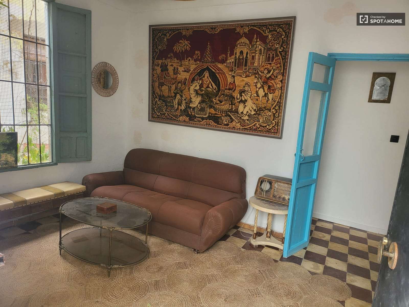 Living room of Flat to share in  Córdoba Capital  with Air Conditioner and Terrace