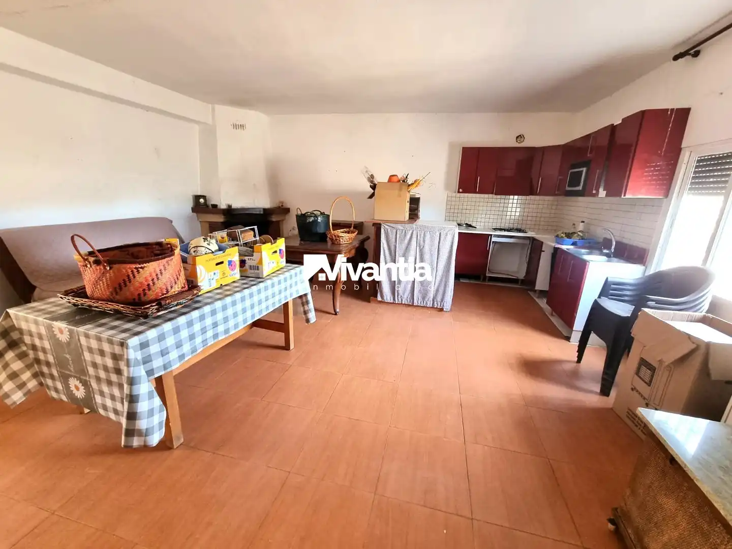 Cuina de Finca rústica en venda en Lorca amb Jardí privat, Terrassa i Moblat