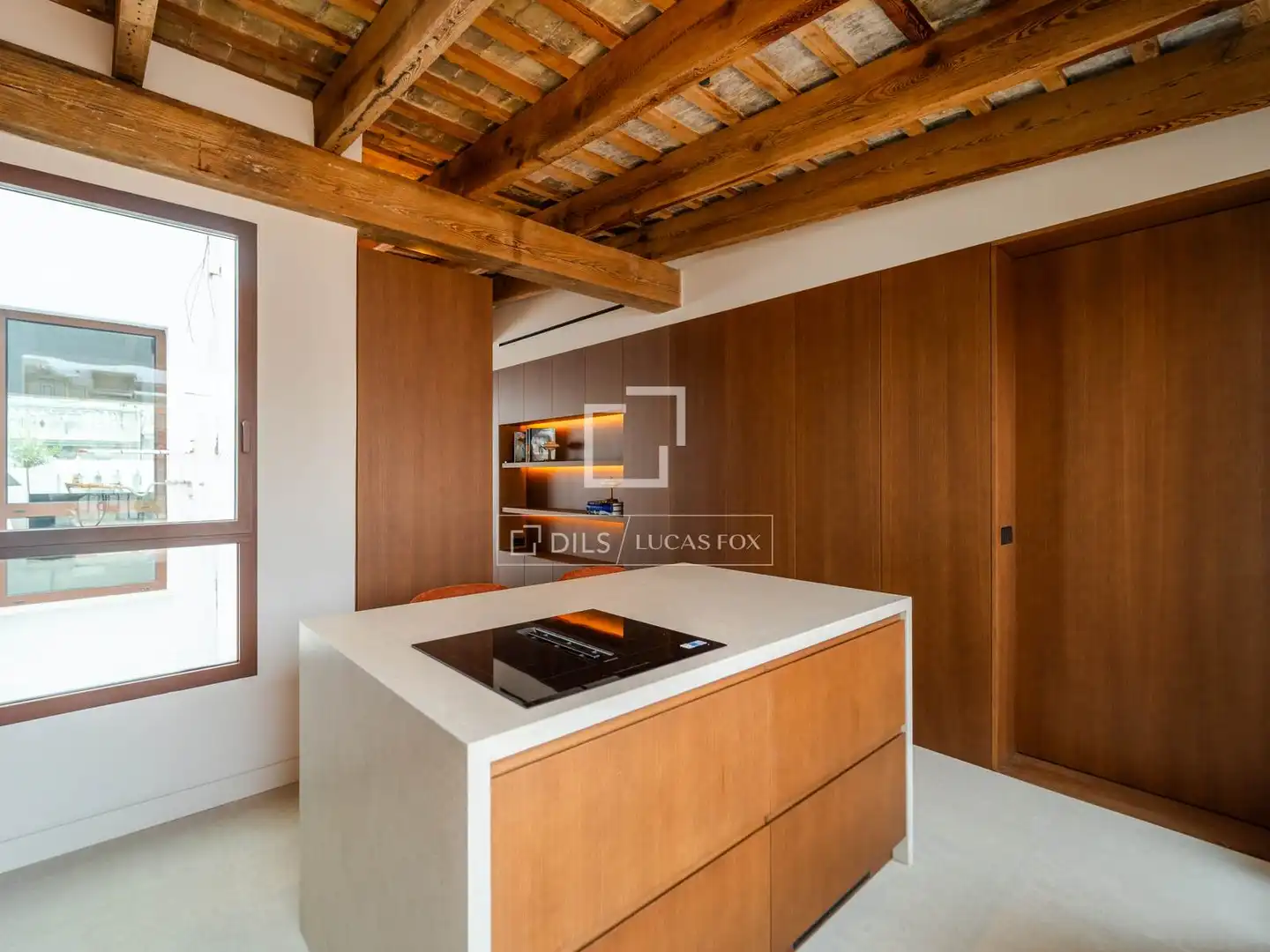 Cocina de Ático de alquiler en Valencia con Aire acondicionado, Calefacción y Terraza