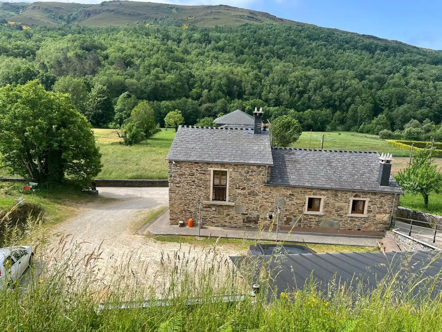 Vista exterior de Finca rústica en venta en Triacastela con Jardín privado, Trastero y Balcón