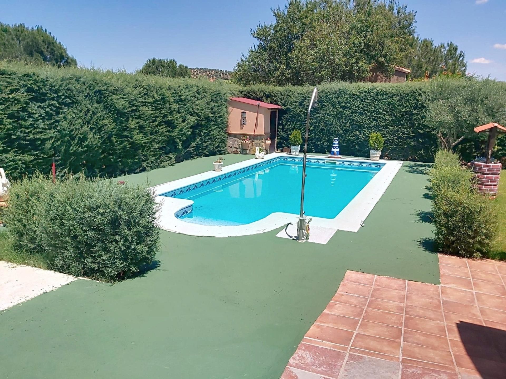 Swimming pool of Residential for sale in Valverde de Leganés