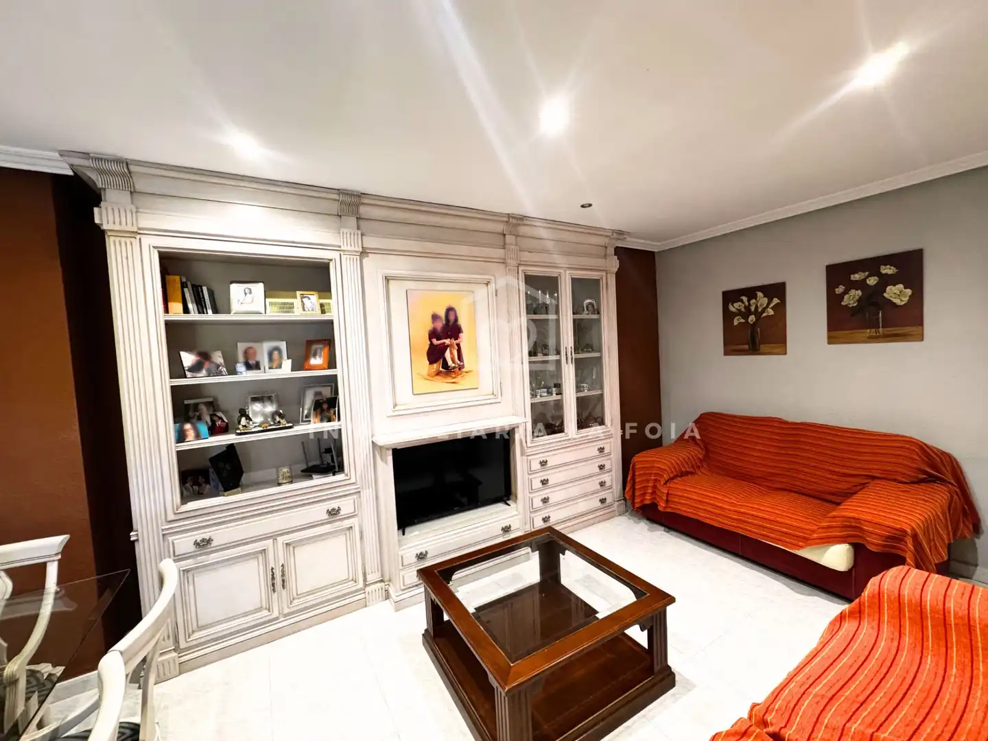 Sala de estar de Piso en venta en Ibi con Jardín privado, Amueblado y Balcón