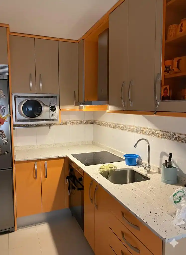 Cuina de Pis de lloguer en Arganda del Rey amb Aire condicionat, Calefacció i Terrassa