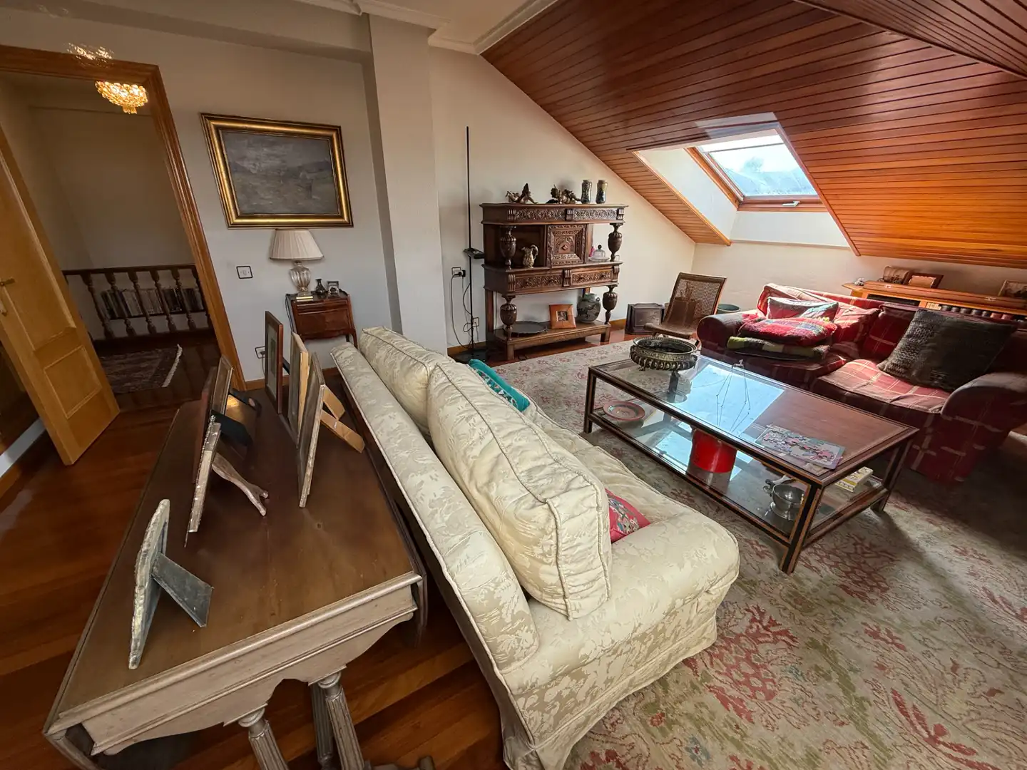 Living room of Attic for sale in Oviedo   with Heating and Storage room