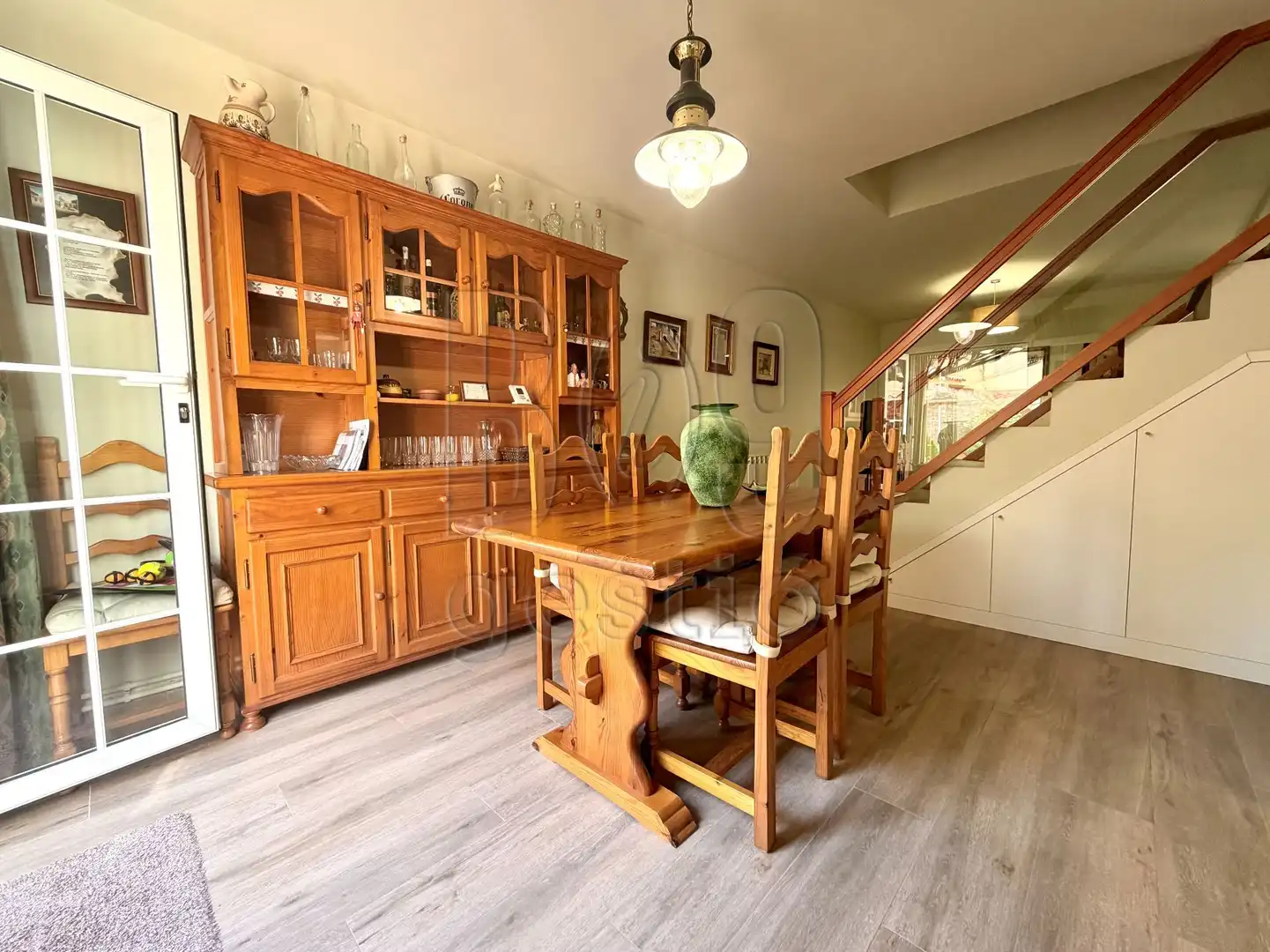 Dining room of Detached homes for sale in Els Pallaresos  with Air Conditioner, Heating and Private garden