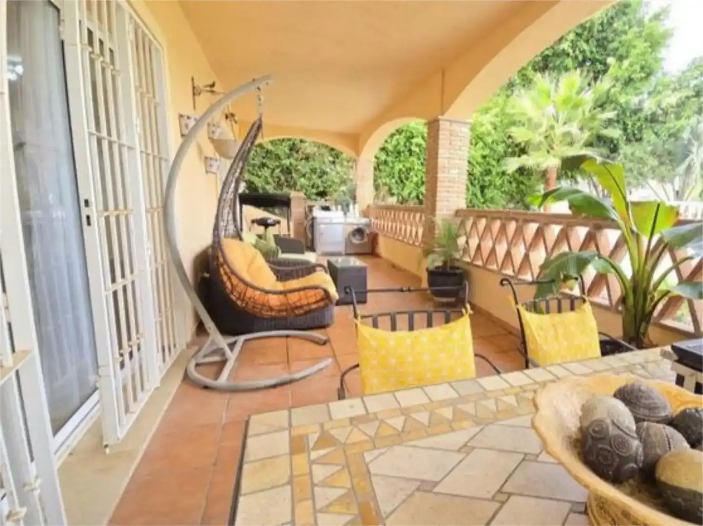 Terrace of Houses for share in Mijas  with Air Conditioner, Private garden and Swimming Pool