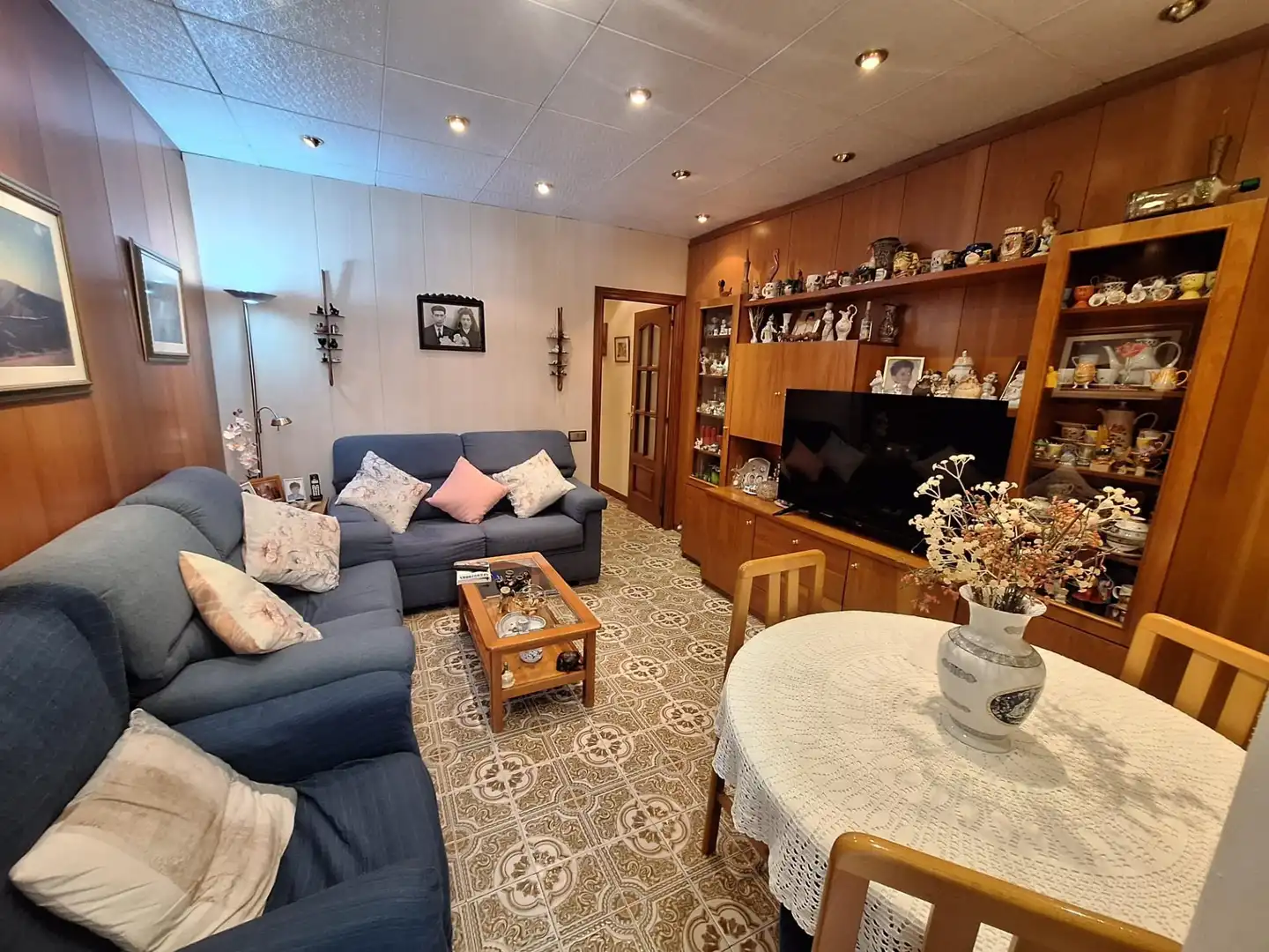 Living room of Flat for sale in  Barcelona Capital  with Balcony