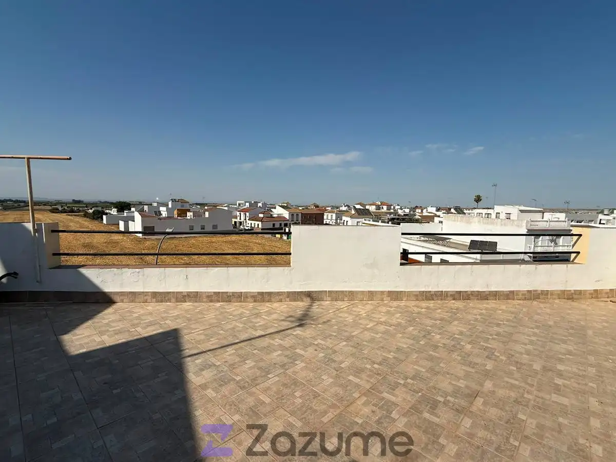 Terrace of Flat for rent in Fuentes de Andalucía  with Air Conditioner, Heating and Terrace
