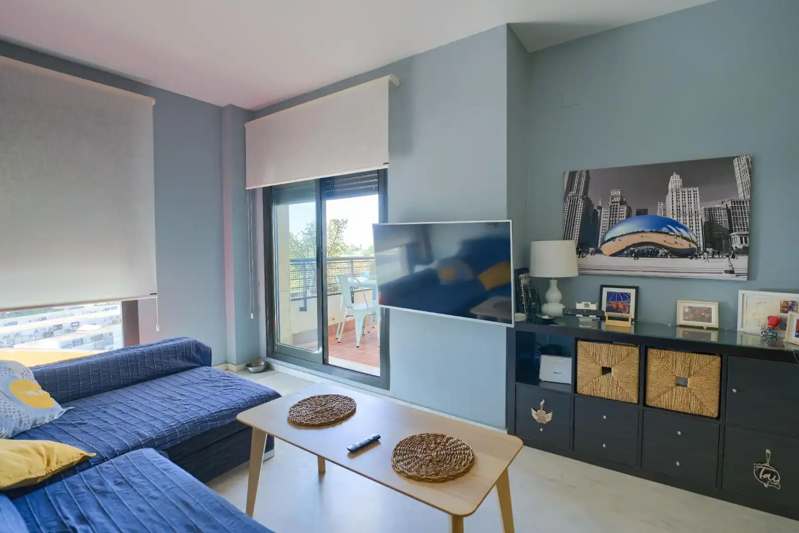 Sala de estar de Piso en venta en Mairena del Aljarafe con Aire acondicionado, Calefacción y Jardín privado