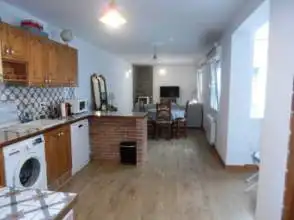 Küche von Wohnung zur Miete in Gijón  mit Parkett, Möbliert und Waschmaschine