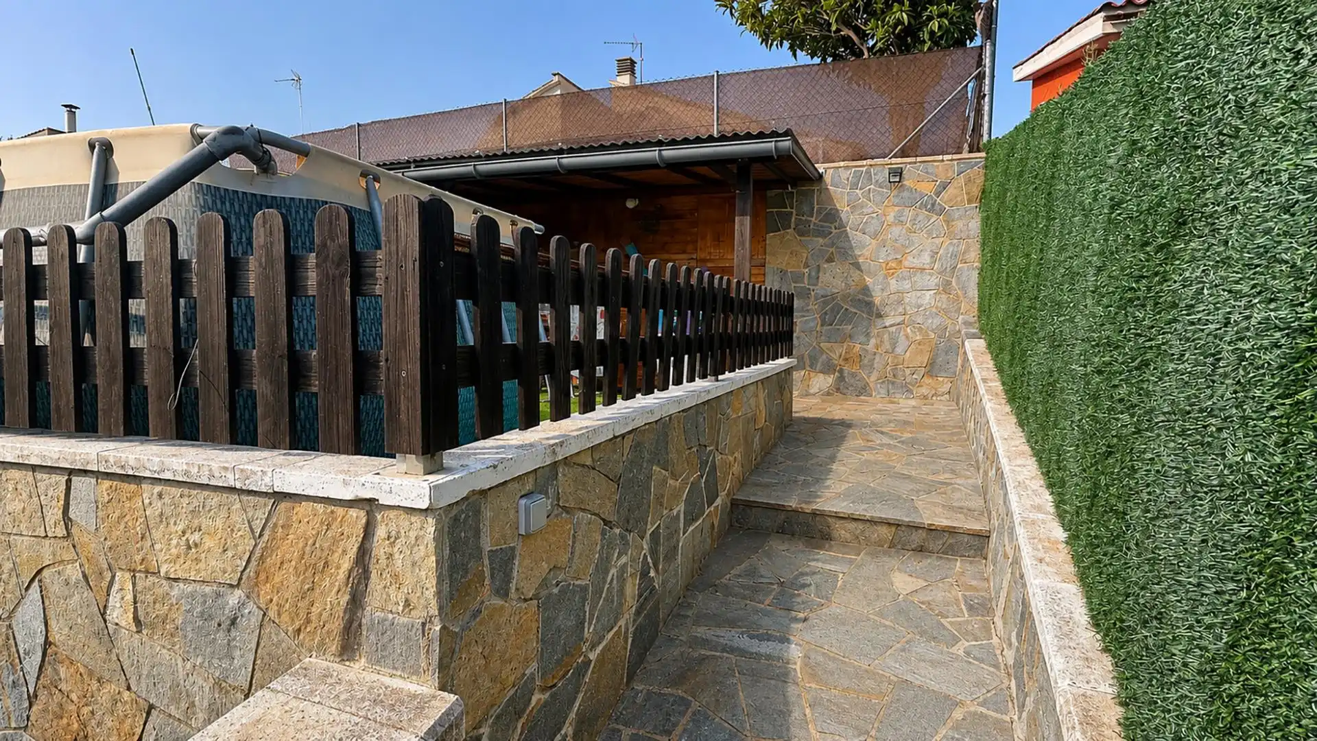 Terrassa de Casa o xalet en venda en Vacarisses amb Calefacció, Jardí privat i Terrassa