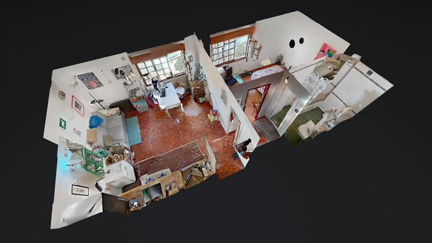 Sala de estar de Piso de alquiler en Oviedo  con Calefacción, Parquet y Amueblado