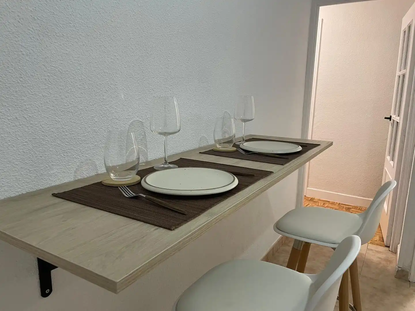Dining room of Flat for rent in Madrid  with Air Conditioner, Heating and Parquet flooring