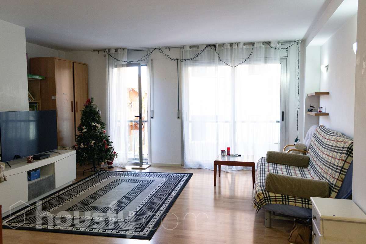 Living room of Flat for sale in Calonge i Sant Antoni  with Air Conditioner, Heating and Parquet flooring