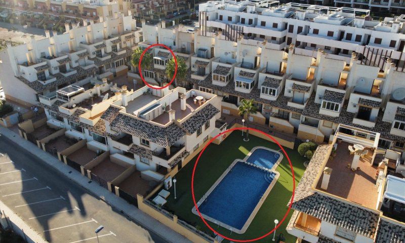 Exterior view of Duplex for sale in Orihuela  with Private garden, Terrace and Swimming Pool