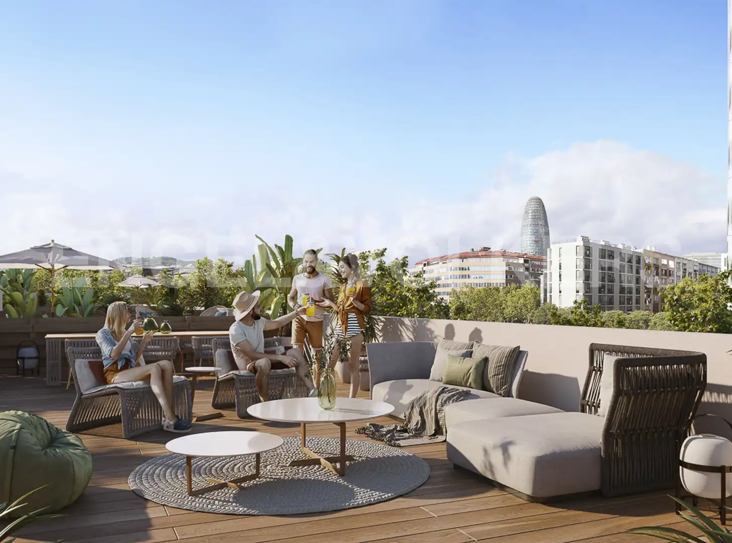 Terraza de Ático en venta en Barcelona con Calefacción