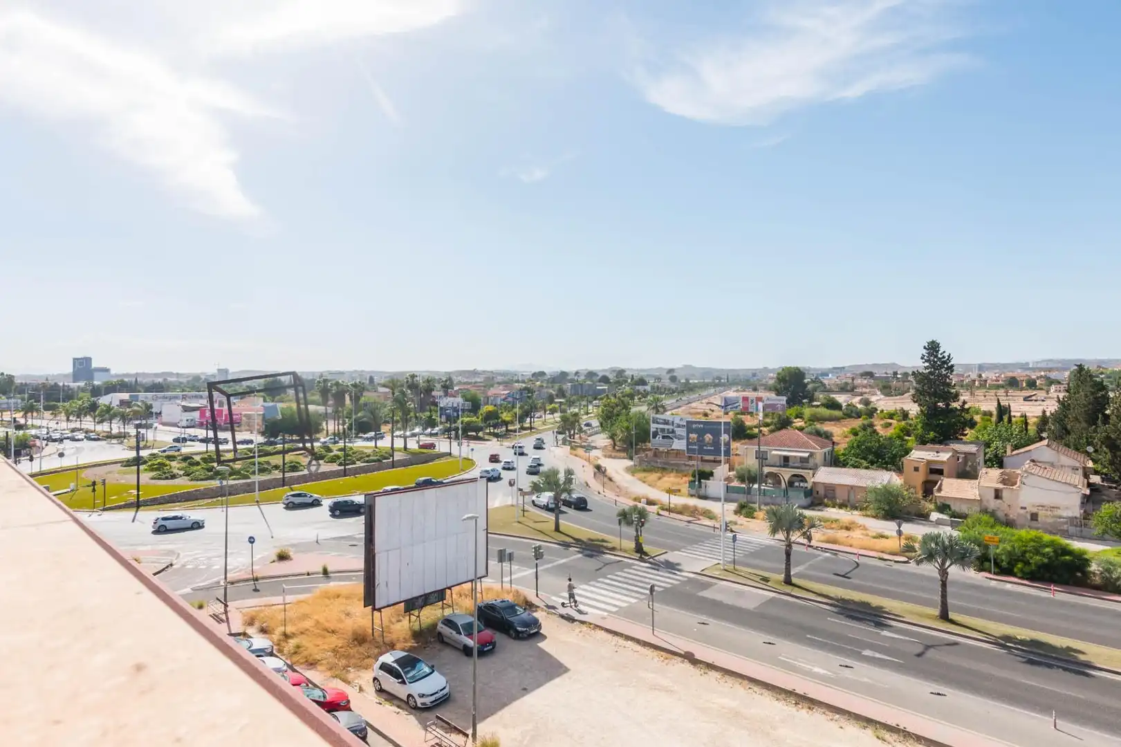 Vista exterior de Piso de alquiler en Murcia con Aire acondicionado y Terraza