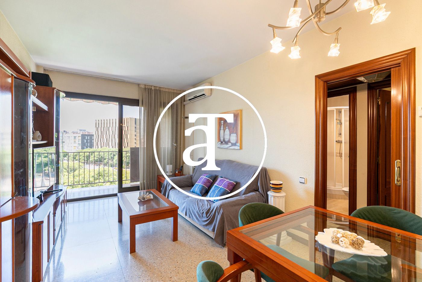 Bedroom of Flat to rent in L'Hospitalet de Llobregat  with Air Conditioner, Heating and Furnished