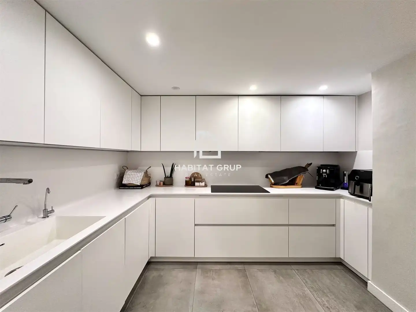 Kitchen of Duplexes for sale in Sant Feliu de Llobregat  with Air Conditioner, Heating and Private garden