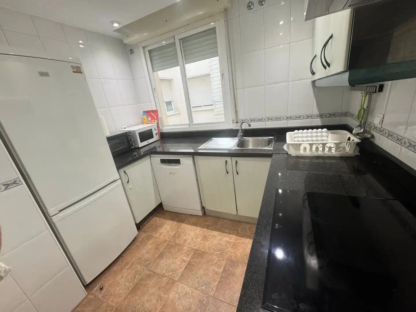 Kitchen of Flat for rent in Marbella  with Air Conditioner, Terrace and Furnished