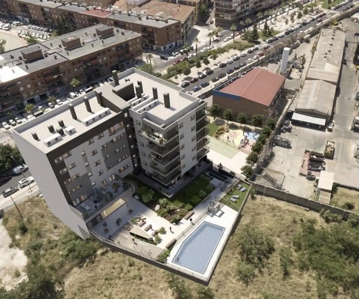 Vista exterior de Ático de alquiler en Getafe con Aire acondicionado, Calefacción y Terraza