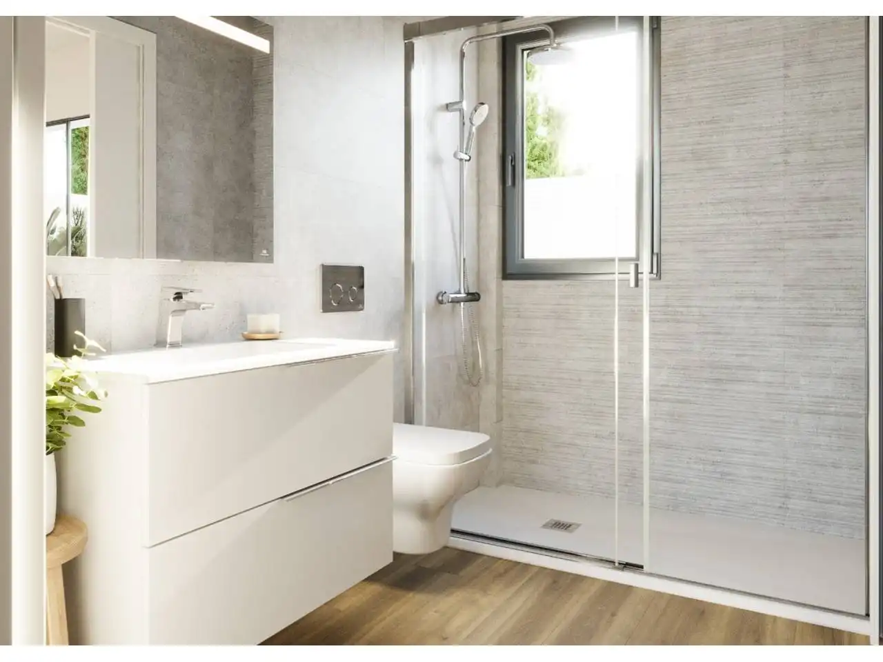 Baño de Casa o chalet en venta en Las Torres de Cotillas con Aire acondicionado y Terraza