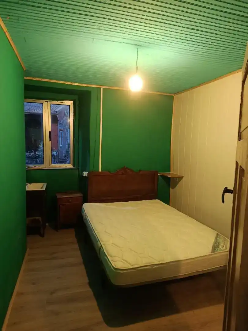Schlafzimmer von Erdgeschoss zur Miete in Quintela de Leirado mit Parkett, Möbliert und Waschmaschine