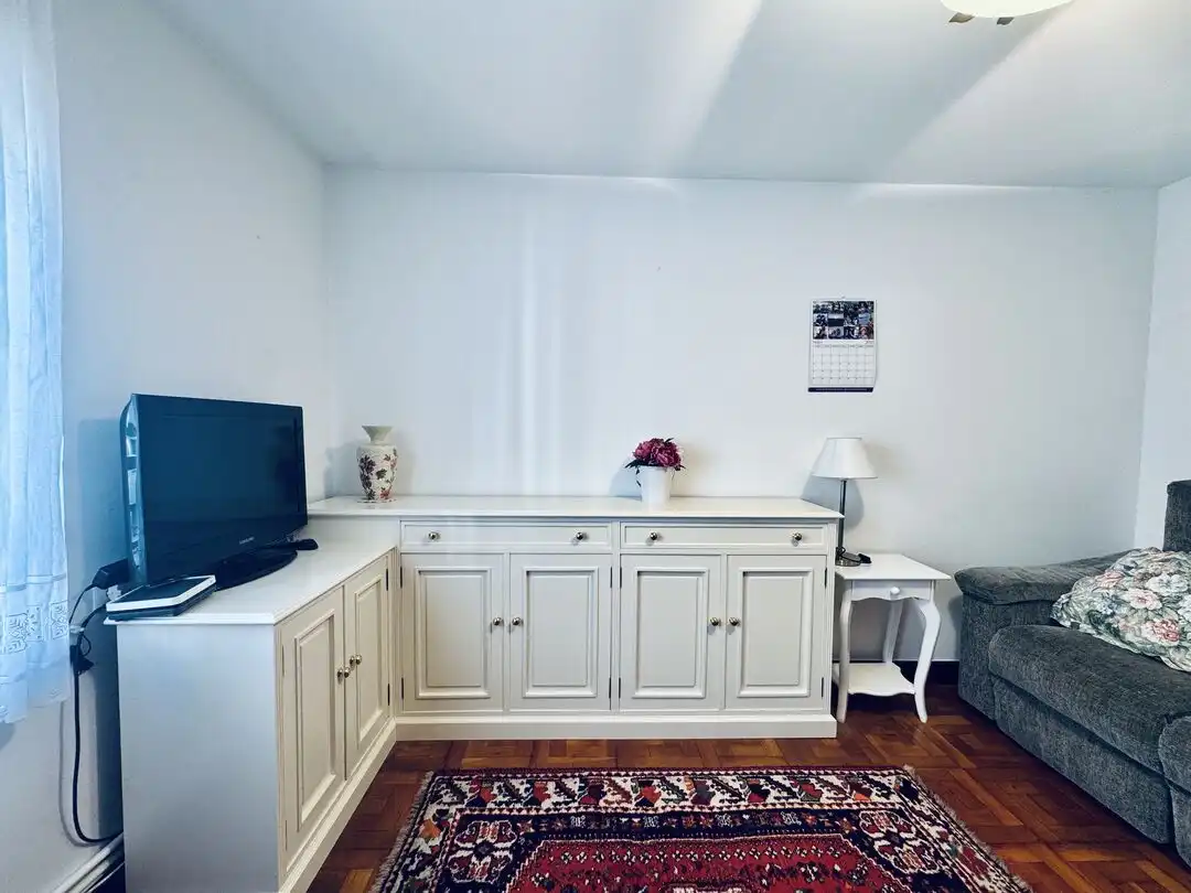 Sala d'estar de Pis en venda en Donostia - San Sebastián  amb Calefacció, Terrassa i Balcó