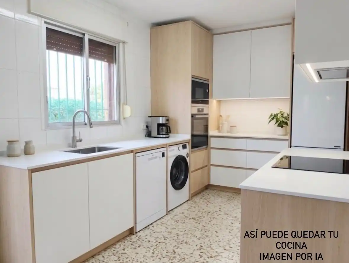 Cuina de Finca rústica en venda en Chipiona amb Aire condicionat, Jardí privat i Terrassa