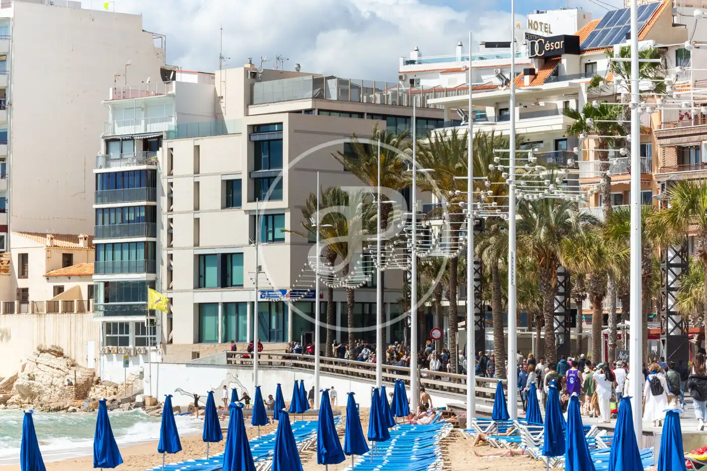 Exterior view of Flat for rent in Benidorm  with Air Conditioner, Heating and Terrace