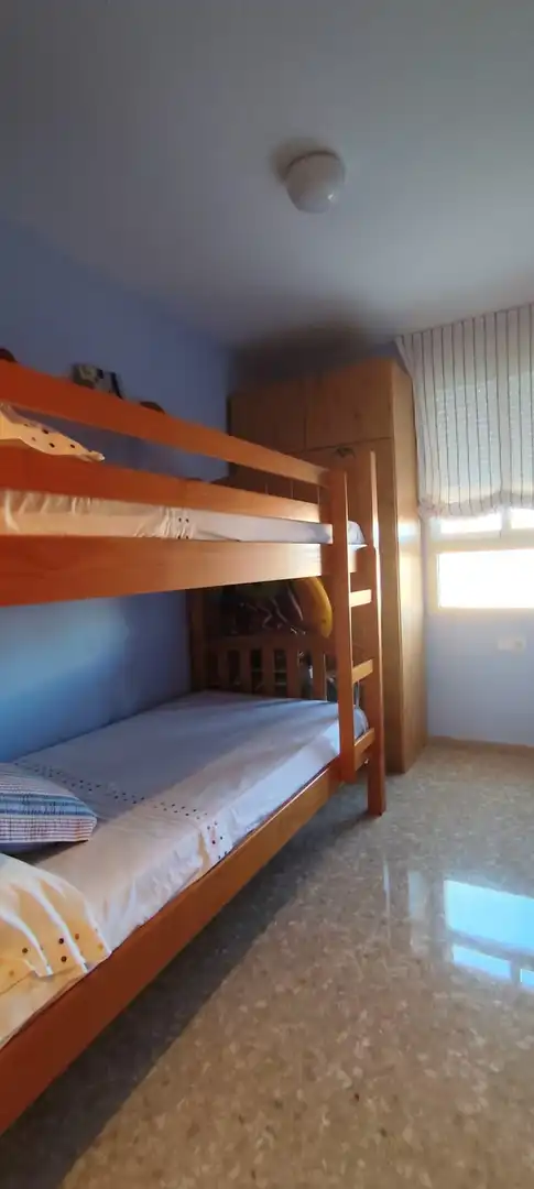 Bedroom of Flat for rent in Canet d'En Berenguer  with Air Conditioner, Private garden and Terrace
