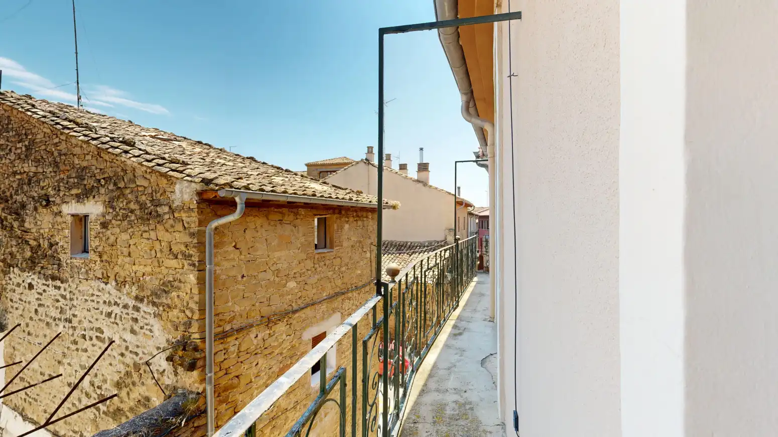 Balcony of Houses for sale in Tafalla  with Heating, Parquet flooring and Terrace