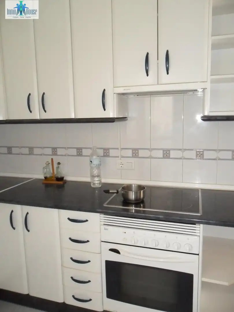 Kitchen of Flat for rent in Albacete  with Heating, Terrace and Furnished