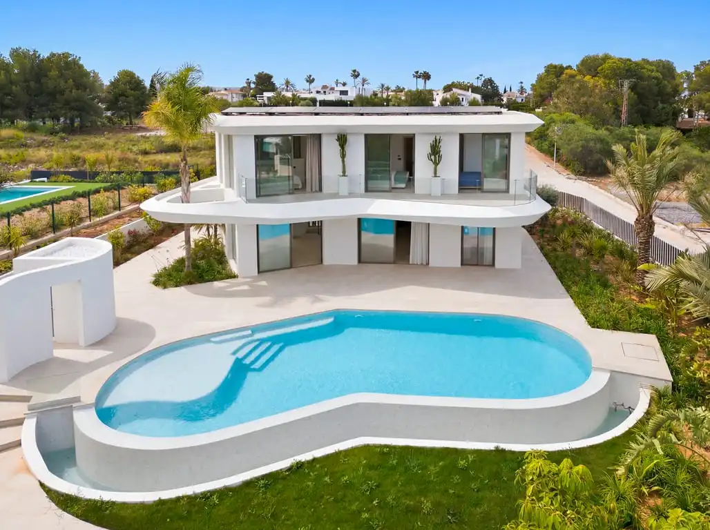 Piscina de Casa o chalet en venta en Jávea / Xàbia con Aire acondicionado, Jardín privado y Terraza