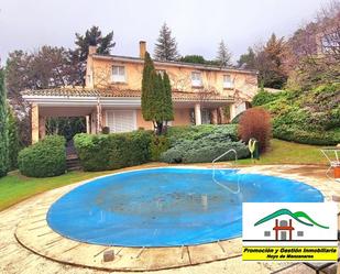 Garten von Haus oder Chalet miete in San Lorenzo de El Escorial mit Möbliert und Haustiere erlaubt